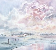 North Country Sky Painting by Amanda Amend