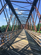 Norwottuck Rail Trail Bridge Photograph by Steven Nelson