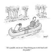 Not an Oar Drawing by Robert Leighton