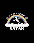 Not On A Sunday Satan Digital Art by Flippin Sweet Gear