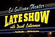 NYC Neon Nights, The Ed Sullivan Theatre Photograph by Travel Essayist