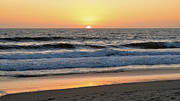 Ocean Waves at Sunset Photograph by Matthew DeGrushe