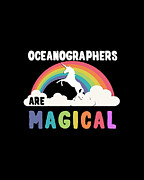 Oceanographers Are Magical Digital Art by Flippin Sweet Gear