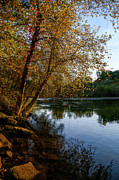 October Evening on the Chattahoochee River - Sandy Springs, Georgia Photograph by Anthony Hightower