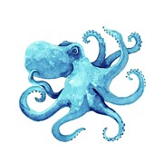Octopus Painting by Lucia Stewart