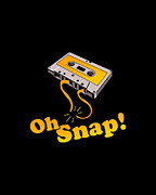 Oh Snap 80s Cassette Tape Digital Art by Flippin Sweet Gear