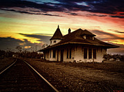 Old Abilene Train Depot Digital Art by Rene Vasquez