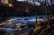 Old Mill After Dark - Roswell, GA Photograph by Anthony Hightower