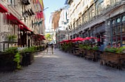 Old Montreal A Brush with Time Photograph by Linda Ryma