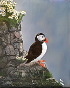 On The Edge Painting by Marlene Little