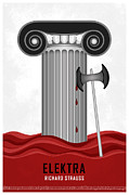 Opera poster - Elektra by Richard Strauss Digital Art by Moira Risen