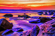 Otter Crest Beach - Oregon Coast Digital Art by Bruce Block