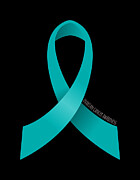 Ovarian Cancer Awareness Ribbon Digital Art by Flippin Sweet Gear