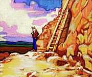 Overlook At Bandelier Digital Art by Rod Whyte