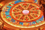 Painted Dome Ceiling - Forum Shops Caesars Palace Las Vegas Photograph by Tatiana Travelways