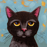 Panther Painting by Lucia Stewart