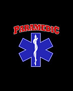 Paramedic EMS Symbol Digital Art by Flippin Sweet Gear
