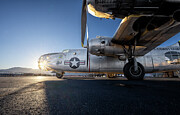 PB4Y Privateer Warbird in Morning Sunburst Photograph by Dave Koch - Aircraft Photography