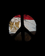 Peace Egypt Retro Digital Art by Flippin Sweet Gear