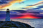 Peggy's Cove Lighthouse Photograph by Tatiana Travelways
