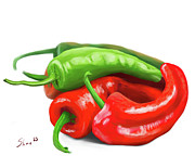 Pepper Joy Digital Art by Rohvannyn Shaw
