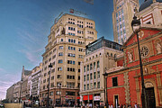 Photography cityscape architecture Madrid Photograph by Nature Oil Painting