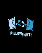 Pillow Fight Digital Art by Flippin Sweet Gear