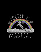 Poetry Is Magical Digital Art by Flippin Sweet Gear