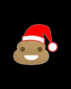 Poop Emoji Santa Digital Art by Flippin Sweet Gear