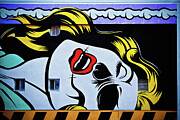 Pop Art Skull Face Mural - Downtown Las Vegas Photograph by Tatiana Travelways