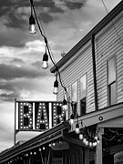 Porthole Pub in Portland Maine Black and White Photograph by Mary Lee Dereske
