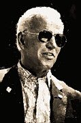 Portrait of Joe Biden, 46th President of the United States BW Digital Art by Gradify Creations