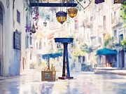 Props Set Out Ready for the Show Digital Art by Eris and AI