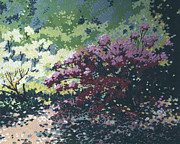Prospect Park Flowering Azalea 1982 Painting by William Hart McNichols