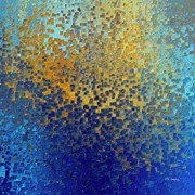 Psalm 27 9-10. Finding Solace in Divine Arms. Abstract Christian Wall Art Painting by Mark Lawrence