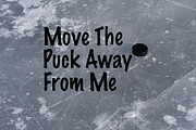 Move the Puck Away Photograph by Steven Ralser
