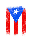 Puerto Rico Flag Puerto Rican Digital Art by Flippin Sweet Gear
