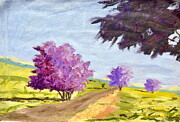 Purple Life Painting by Jimmy Malinga
