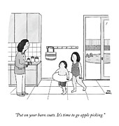 Put On Your Barn Coats Drawing by Amy Hwang