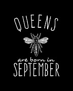 Queens Are Born In September Digital Art by Flippin Sweet Gear