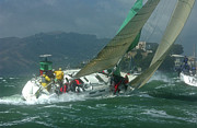 Big Wind on Race Day, San Francisco Bay Photograph by Bonnie Colgan