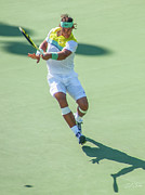 Rafael Nadal Shadow Play Photograph by Steven Sparks
