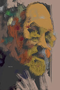 Rafael Salazar - Self Portrait in Color Painting by Rafael Salazar