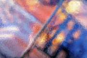 Rainy Day Abstract, Patio Table. Photograph by Jeff Sinon