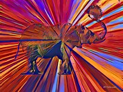 Raised Radiance Painting by Baryona Billington