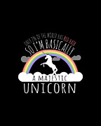 Red Hair Majestic Unicorn Funny Redhead Digital Art by Flippin Sweet Gear
