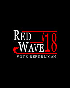 Red Wave Vote Republican 2018 Election Digital Art by Flippin Sweet Gear