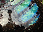 Reflections in Glass Painting by Juliette Becker