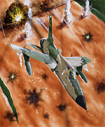 Republic F-105D Thunderchief Painting by Steve Ferguson