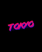 Retro 80s Tokyo Japan Digital Art by Flippin Sweet Gear
